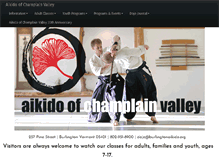 Tablet Screenshot of burlingtonaikido.org